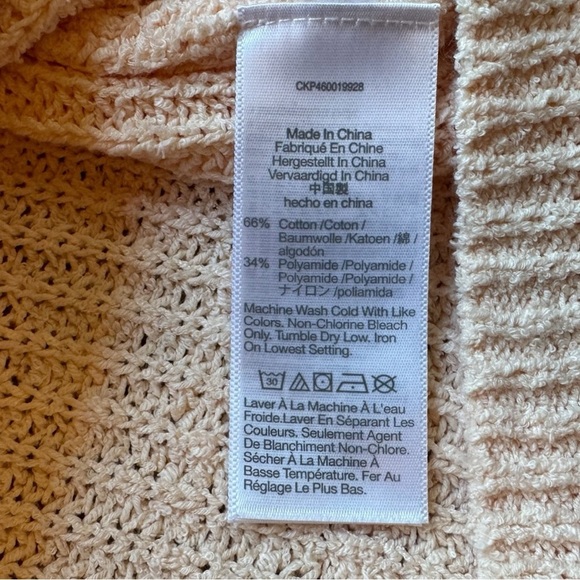 Madewell Peach Knit Sweater Tank Top – Size Large - Picture 11 of 12